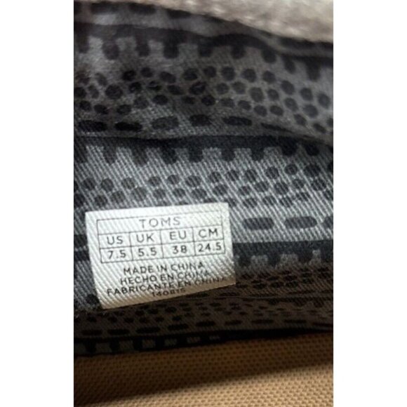 TOMS Cordova Castlerock Women’s Ankle Boots Sz 7.5 Wool Leather Waterproof - Picture 5 of 8